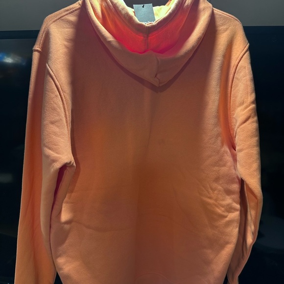 New Barney Cools Men’s Medium Orange Hooded Sweatshirt - Picture 9 of 9